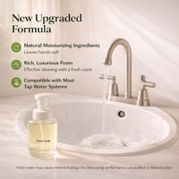 Mini distributeur portable réutilisable, recharges de savon pour les mains hydratant, naturel, biodégradable, comprimés moussants