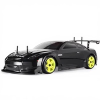 Voiture télécommandée sans fil HSP 1:10 94122, véhicule jouet à moteur thermique haute vitesse, modèle GTR War God, van de drift, en métal, avec moteur à essence