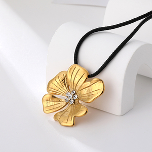 Nuevo Collar de Gargantilla de Cadena Chapado en Oro de 18K de Acero Inoxidable Personalizado de Moda para Mujer - Product Image 3