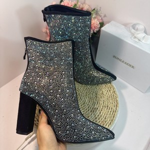 2025 Fashion Botine Femme Stivale Donna Fetish Lattice Sepatu Winter Wanita <b>Booties</b> Shoes Lady High Heel <b>Ankle</b> Boots Women - Product Image 6