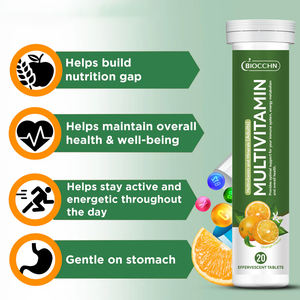 Multivitamine En Mineralen Bruistablet, 20 Tabletten Per Verpakking, Vitaminesupplementen Voor Gezondheid, Welzijn, Huid En Immuniteit - Product Image 4