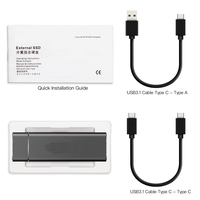 E206 1 تيرا بايت SSD محرك أقراص الحالة الصلبة المحمولة USB 3.1 Gen 2 الخارجية M.2 SSD للهواتف أندرويد/الكمبيوتر/الكمبيوتر المحمول