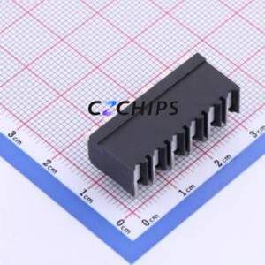 JL212R-50006B01 Spring Terminal Block Bent Lead Through Hole,P=5mm Connector 1x6P 5mm Black Right Angle Insert - Product Image 2