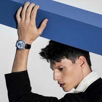 AGELOCER Montre Astronome Originale SpaceStation Montre Mécanique Automatique de Luxe Date pour Hommes Lumineuse en Acier Inoxydable avec Boîte