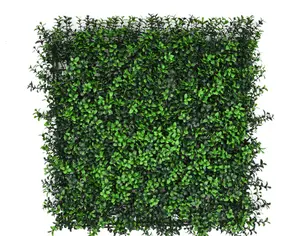 Plastik biyonik yeşil bitki paneli açık ev bahçe dikey yemek odası duvar arka plan yapay çim duvar dekorasyon