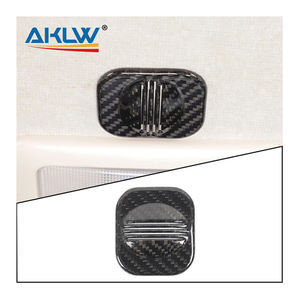 Pour <span class=keywords><strong>Fiat</strong></span> 500 2021-2023 véritable fibre de carbone automobile intérieur accessoires Microphone Volume indicateur boîte - Product Image 1