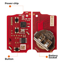 Llave Remota Universal Xhorse Serie XK, Llave Remota Plegable VVDI para Automóvil XKHO01EN XKHO21EN, Llave VVDI Xhorse