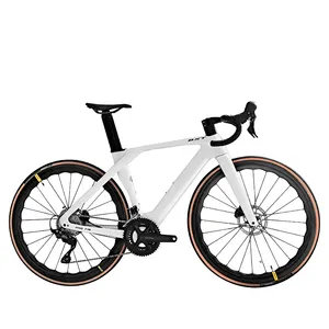 Bicicleta completa, bicicleta de carretera, 24 velocidades, ciclismo T800, freno de disco de fibra de carbono, bicicleta de carretera, marca R7120 BXT