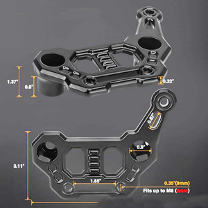 Soporte de luz de doble capa de aluminio para pilar A, accesorio de montaje en carrocería para Jeep Wrangler JL - Product Image 2