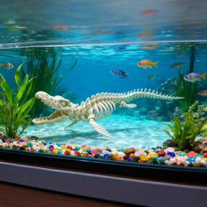 Modèle réaliste de squelette de Mosasaurus ou modèle de squelette de Mosasaurus SKS11, petite décoration pour aquarium - Product Image 5