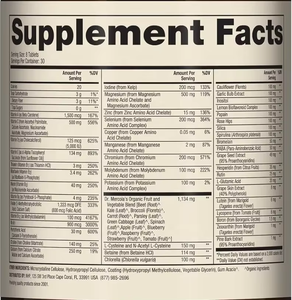 Tabletas Multivitamínicas y Minerales Completas OEM ODM para Adultos, 20 Nutrientes Esenciales, Mejora la Inmunidad, Energía y Bienestar, Suplemento <span class=keywords><strong>Diet</strong></span>ético, 60 Unidades - Product Image 4