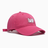 Gorra de Béisbol de Algodón Transpirable para Mujer, con Protección Solar, Parche con Letras, Ajustable, para Correr al Aire Libre, Casual, Personalizada, Fabricante de Gorras