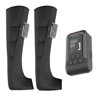 Bottes de récupération sportive sans fil portables à 5 chambres, pompe DVT, masseur d'air pour les jambes, bottes de compression