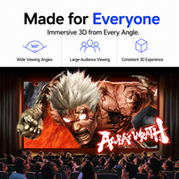 Pantalla LED 3D Polarizada Pasiva Bestar, HDR10+, Resolución 8K, IP65 Impermeable, Efectos Pop-Out Inmersivos, Profundidad 3D Realista para