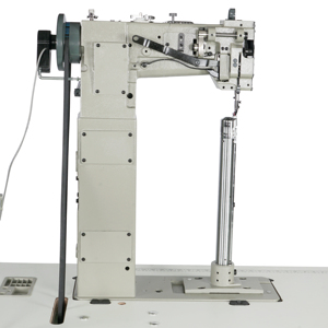 8366 Diki Postyatak Machine à coudre industrielle à point noué, à une aiguille, avec pied entraîneur et entraînement par point d'attache, pour cuir et sacs - Product Image 5