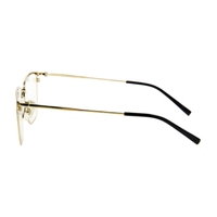 Monture de lunettes optiques carrées en métal tendance, matériau simple et polyvalent, légère, confortable à porter, adaptée aux deux sexes