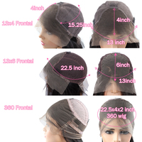 Proveedor de Alibaba, Pelucas de Cabello Humano, Densidad 150% 180% 200%, Pelucas de Cabello Virgen Vietnamita para Mujeres Negras