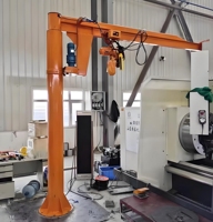 Grue à flèche industrielle pour atelier ou ligne d'assemblage en usine, manutention de matériaux