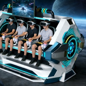 Cine VR 9D de 4 Asientos, Máquina de Juegos VR, Equipo de Entretenimiento, Simulador de Nave Espacial de Disparos VR, Máquina de Juegos Arcade para Niños y Familias - Product Image 1