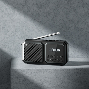 Type-C có thể sạc lại không dây F5 <span class=keywords><strong>FM</strong></span> Đài phát thanh di động Shidu <span class=keywords><strong>Radio</strong></span> <span class=keywords><strong>USB</strong></span> loa không dây fashional Quà Tặng đài phát thanh - Product Image 3