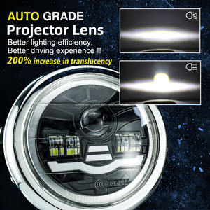 Faro moto MOTOLED da 5.75 "con gruppo copricapo per moto GN125 universale 5 3/4 pollici DC12V - Product Image 3