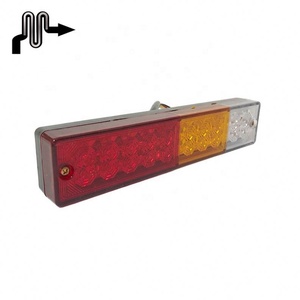 Luz Trasera LED para Camión, Luces Traseras Universales para Remolque, Luces LED Impermeables con Certificación CE de 12V, Luz de Freno LED Extrema Universal Ovalada - Product Image 2