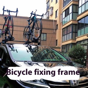 Portapacchi Regolabile in Acciaio <span class=keywords><strong>per</strong></span> Biciclette, Adatto a SUV e <span class=keywords><strong>Berlina</strong></span>, <span class=keywords><strong>Portabici</strong></span> Universale <span class=keywords><strong>per</strong></span> Tetto Auto - Product Image 5