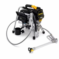 Mesin Semprot Cat Airless Bertekanan Tinggi dengan Motor Brushless untuk Pengecatan Dinding DIY, Cocok untuk Cat Lateks