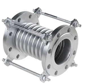 HuaYuan Best Sale Hydraulic Metal Bellows Exhaust Stainless Steel Bellows Bellows Type Expansion Joints With Metal Flange