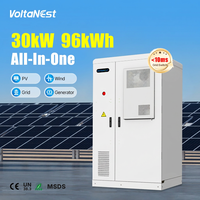 Sistema de Almacenamiento de Energía Todo en Uno VoltaNest Personalizado de 30-60kW 61kWh 112-200kWh para Exteriores, para Uso Industrial y Comercial
