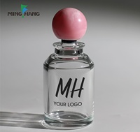 Flacon de parfum en verre de haute qualité, rechargeable avec atomiseur, votre logo OEM ODM, impression sur soie, vente en gros
