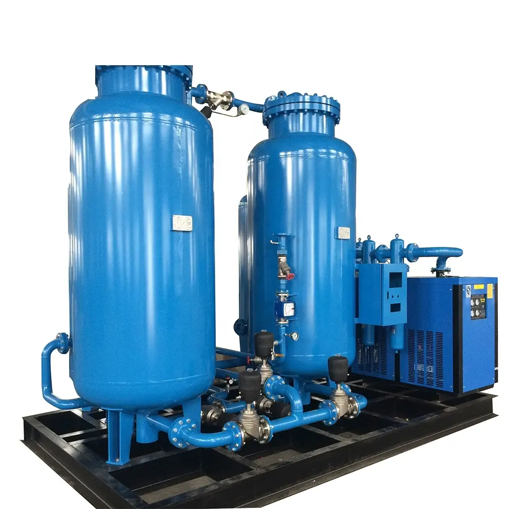 Oksijen gaz tüpü dolum tesisi yüksek saflıkta gaz üretim ekipmanları PSA oksijen jeneratörü