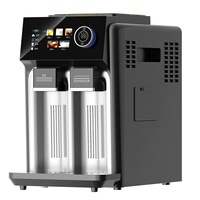 Machine à glaçons portable 3-en-1, mini-machine à glaçons de comptoir avec distributeur d'eau rafraîchie et glace pilée pour la maison et le bar