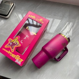 Cho Stanley <span class=keywords><strong>cup</strong></span> 40 oz Barbie loạt thép không gỉ chân không <span class=keywords><strong>Flask</strong></span> Tumbler với xử lý nóng và lạnh cách nhiệt du lịch - Product Image 3