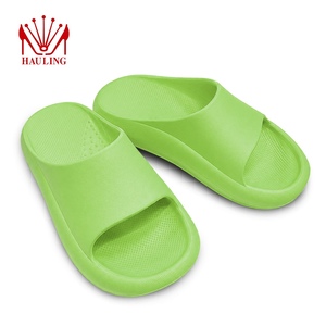 Sandales à semelle épaisse en EVA avec logo personnalisé, vente en gros, coussinets doux, antidérapantes, pantoufles décontractées à plateforme - Product Image 4