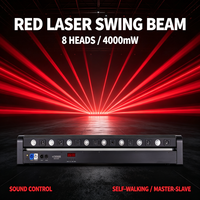Ventes directes usine Projecteur de scène à tête mobile 8 faisceaux laser matriciels 150W, faisceau enveloppant, contrôle DMX512, en alliage d'aluminium, homologué IP33, pour montage au sol
