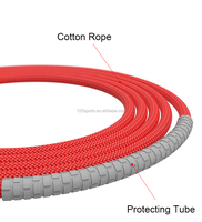Corde à sauter de 5 m de long, fournie directement par l'usine, pour plusieurs personnes, corde à sauter pour enfants avec poignée en bois