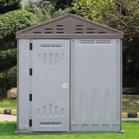 Maisons conteneurs industrielles, hangar de stockage portable, kit de cabine de toilette préfabriquée écologique et imperméable