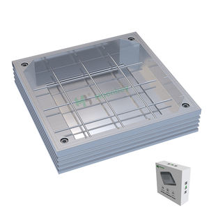 잠금식 사각형 알루미늄 맨홀 커버 내구성 있는 밀폐형 도로용 매립형 접근 커버 - Product Image 3