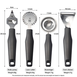 Juego de 12 Utensilios de Cocina de Acero Inoxidable, <span class=keywords><strong>Accesorios</strong></span> de Cocina - Product Image 4