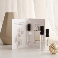 Flacons d'échantillons de parfum en verre de luxe 2 ml 2,5 ml, flacons pulvérisateurs transparents avec atomiseur, impression sérigraphique pour testeur de parfum