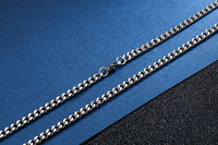 Cadenas de Mano Personalizadas de Acero Inoxidable Impermeables con Eslabones Cubanos para Hombre, Joyería de Acero Inoxidable, Collares para Hombre, Venta al por Mayor