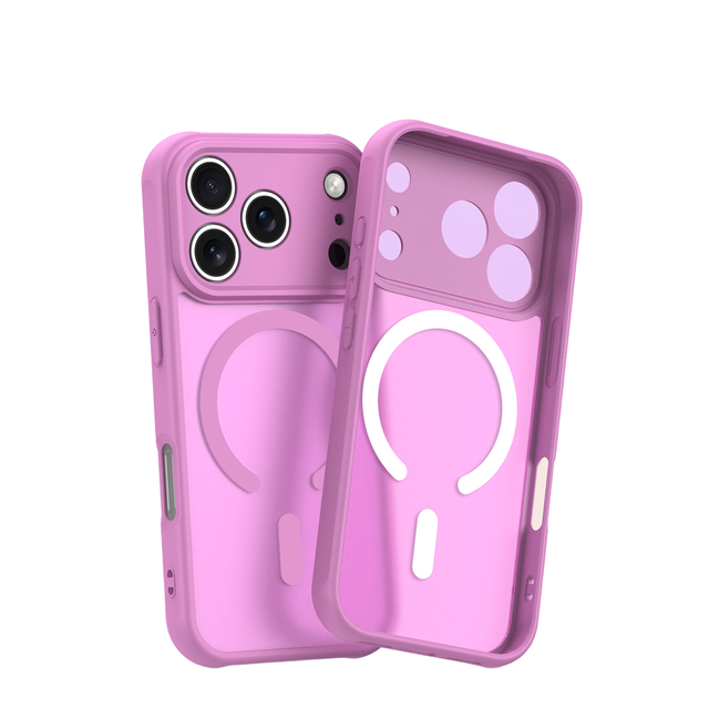 Shields Back Cover Frosting Matte Silk Touch Magnetic TPU+PC Rugged Armor Shockproof Protective Phone Case for IPhone17 Air Pro