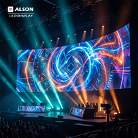 Écrans LED vidéo ALSON de haute qualité pour intérieur et extérieur, P2.6, P2.9 et P4.8, pleine couleur, à louer, pour servir de toiles de fond de scène lors d'événements