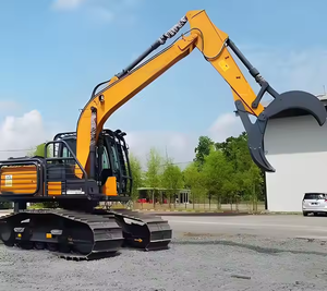 Excavatrice forestière 13,5 tonnes XE135F, excavatrice sur chenilles hydraulique avec <span class=keywords><strong>pince</strong></span> et grappin à bois pour la construction et la foresterie - Product Image 6