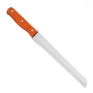 Utensilios de repostería: cuchillo para pan de acero inoxidable de 8 pulgadas con mango de madera, espátula para pasteles, cortador de tostadas, cuchillo para hornear - Product Image 5