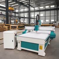 Mesin grafir dan penggilingan CNC ukuran besar 1300x2500mm harga 1325 dengan kontrol 3-sumbu mesin pertukangan