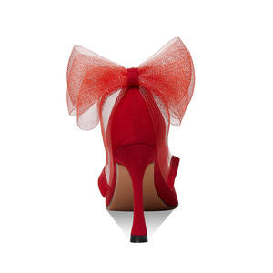 Cialisa – chaussures à talons hauts violets pour femmes, escarpins à bout pointu, nouveau Style, nœud papillon, chaussures de mariage personnalisées pour dames, Offre Spéciale - Product Image 5