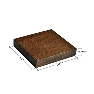 2 Pack Modern Rustic Wall Mounted Wooden <strong>Shelves</strong> 10 <strong>Deep</strong> Wood <strong>Floating</strong> Corner Shelf for Home Furniture for Living Room - Product Image 3