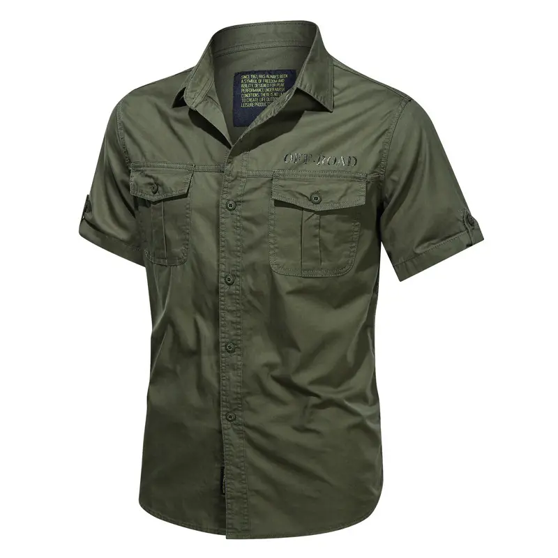 Tactical Uniform Mens Office Short Sleeve Camouflage Tactical Outdoor Combat Shirt For Men